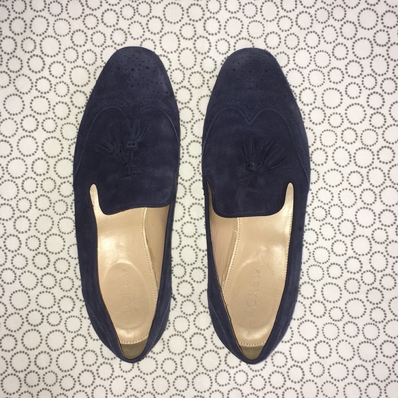J. Crew Shoes - J. Crew Georgie Suede Tassel Loafers